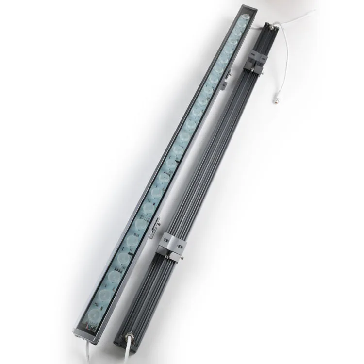 SHIJI Outdoor Facade Lighting LED Bar 3D Tube Light DMX512 RDM LED Uplights IP67 RGBW LED Wall Washer Light