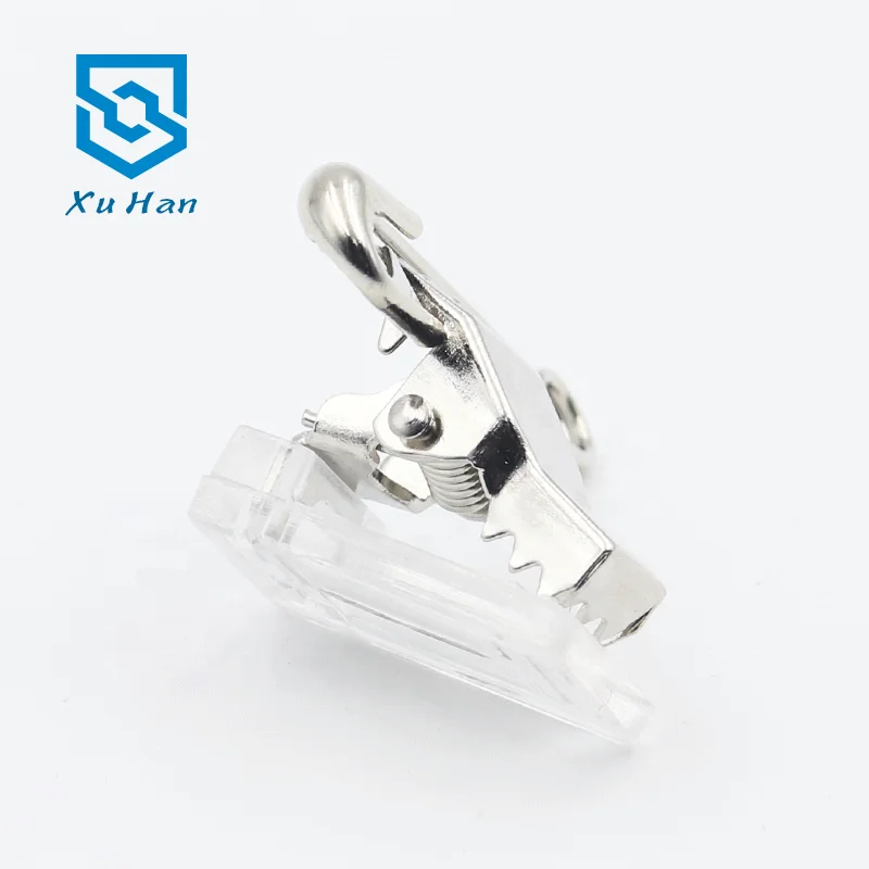 Factory direct sales, high quality Badge clip with Adhesive tape for holding chest cards and badges.