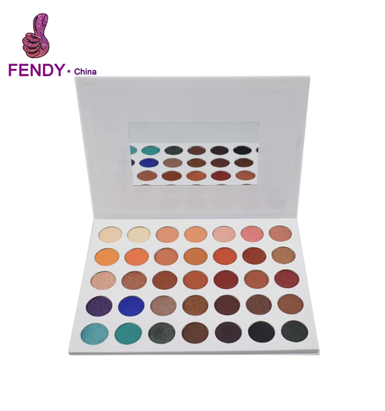 35 Colors Makeup Eyeshadow Palette Natural Nude Matte Shimmer Glitter Pigment Eye Shadow Palette