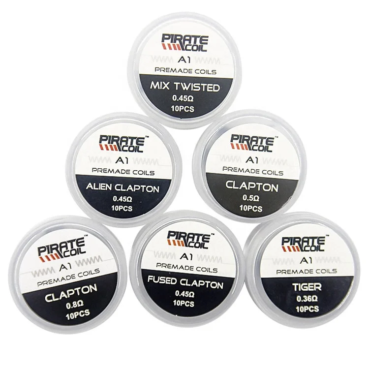 KA1 катушка испарителя Prebuilt Clapton coil Alien wire и катушки с лучшим качеством и ценой