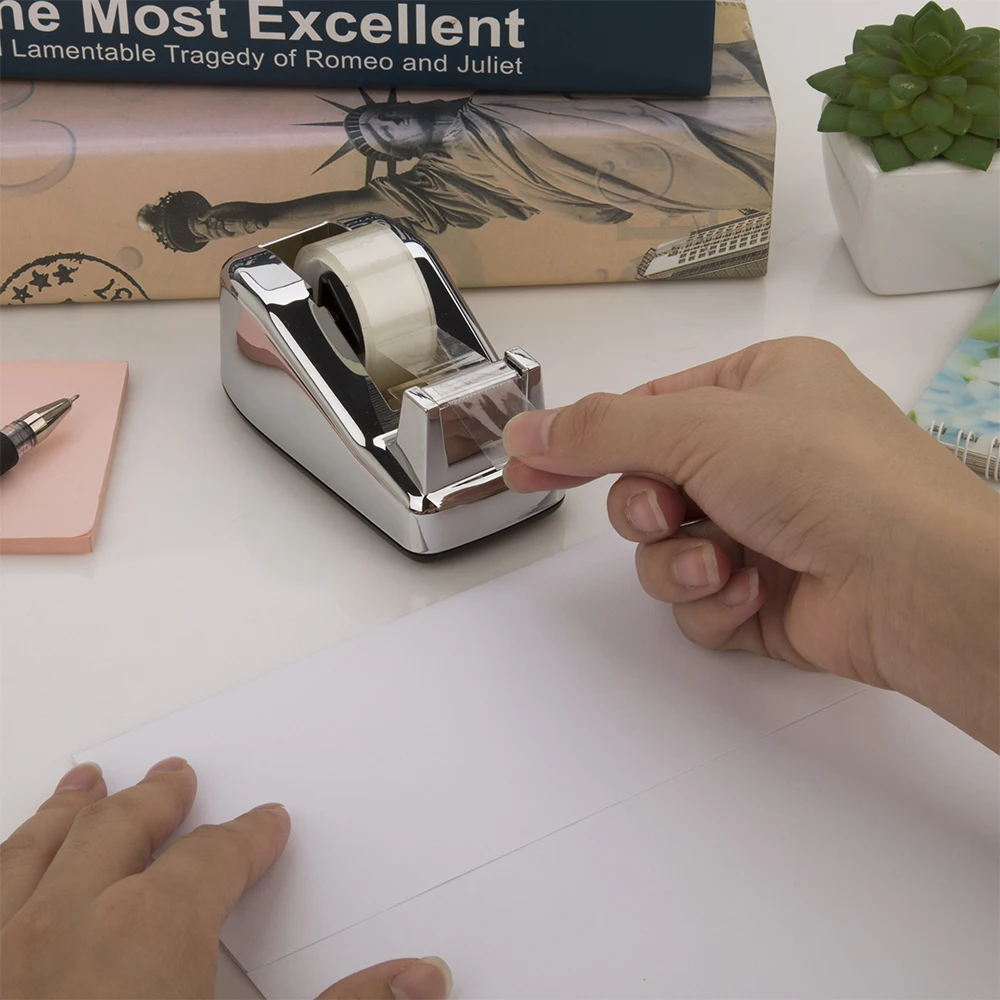 
2017 Newest Luxury Plating Heavy High QualityTape Dispenser Desk 