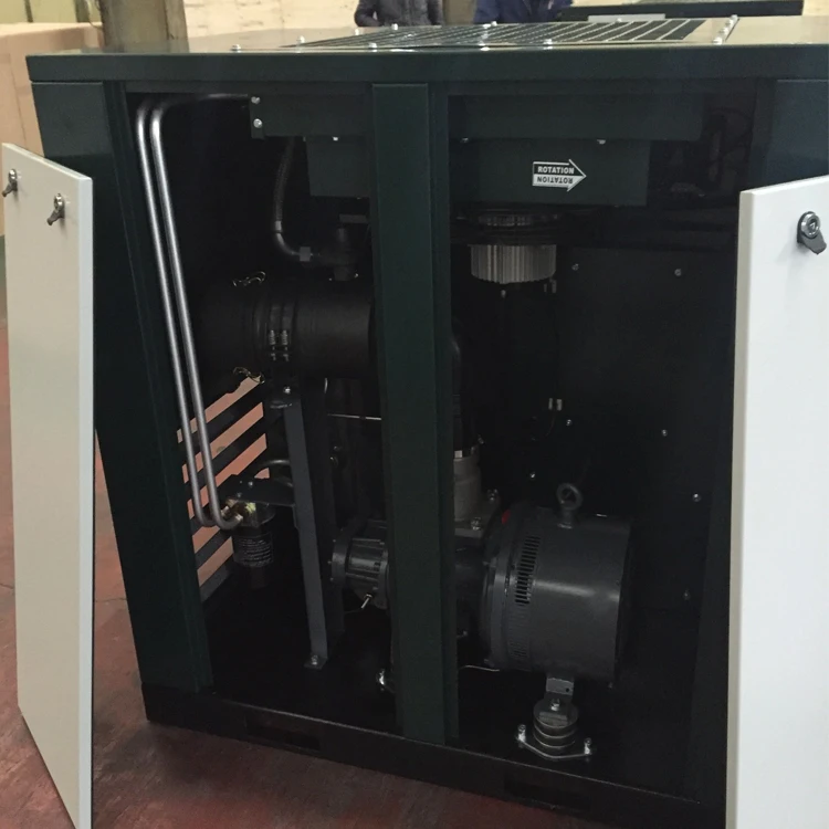 Kaishan permanent-magnetism frequency-conversion AC Power 75kW Stationary PMVF screw air compressor with Air-cooled