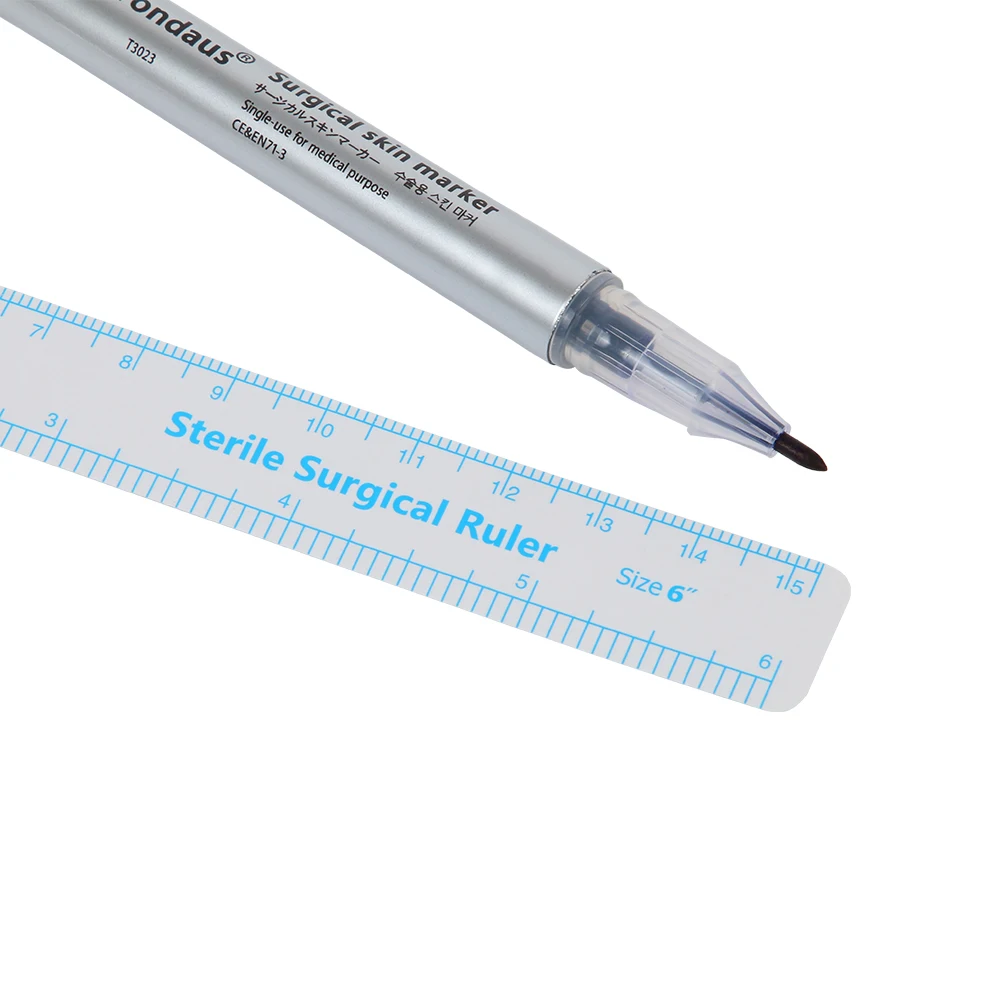 Best seller for more than ten years double head skin marker pen for permanent makeup and microblading tattoo eyebrow