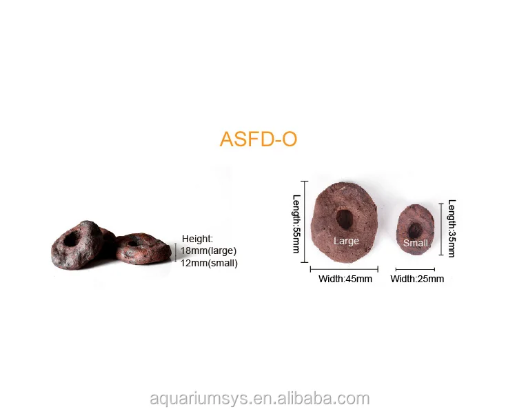 
ASFD-O/L - AS Fraggie Holic Coral Frag Disc Ceramic Base Coral Reef Frag Plug 