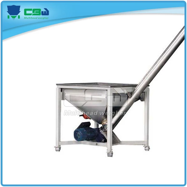 Automatic coffee powder granular auger conveyor screw feeding filling weighing packaging system