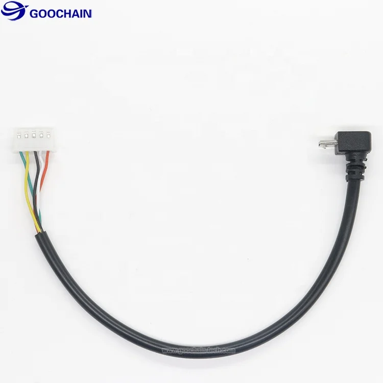 Up angle micro usb to JST PH 2.0 XH 5pin cable