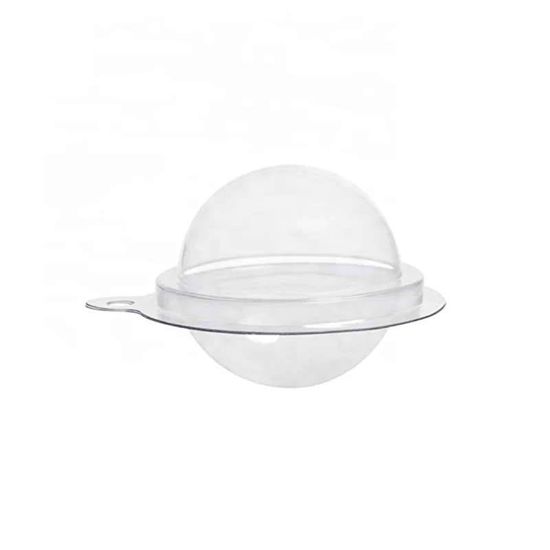 Индивидуальная блистерная коробка для бомбочек для ванны, круглая пластиковая упаковка для бомбочек для ванны