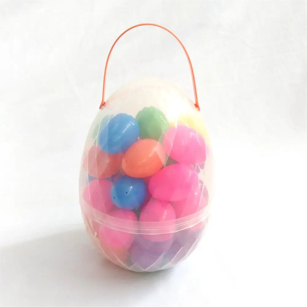 Красочное рекламное Дешевое Пластиковое гигантское пасхальное яйцо шоколада