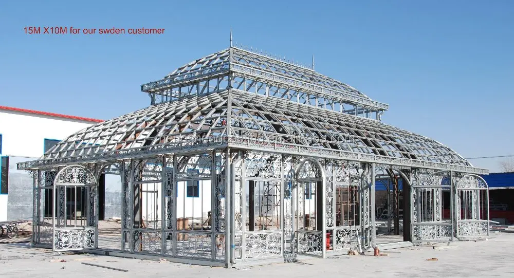 Victorian Glasshouse Conservatory Winter Gardenhouse Price HS-GREENHOUSE-161222