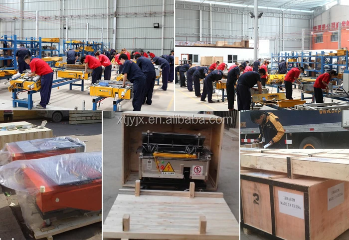 Sand cement rendering machine gypsum plastering machine