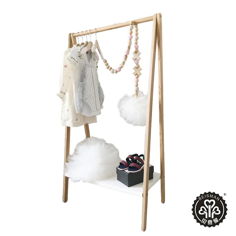
Nordic wooden hanger furniture for children rooms 