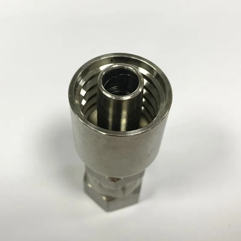 
One piece jic hydraulic hose fittings straight one-piece fitting 