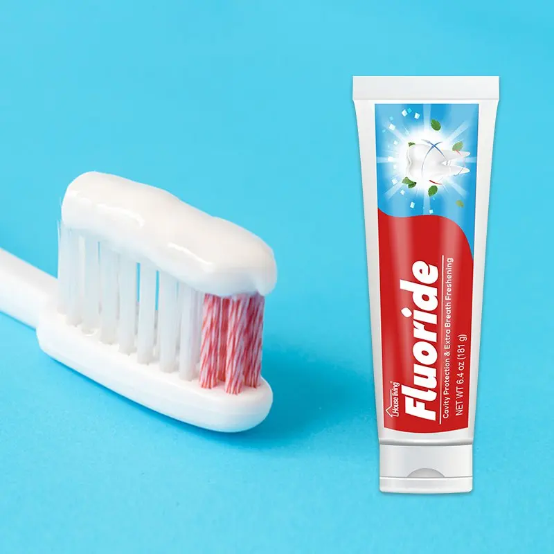 Wholesale Private Label Anti-cavity Fluoride Toothpaste with Toothbrush