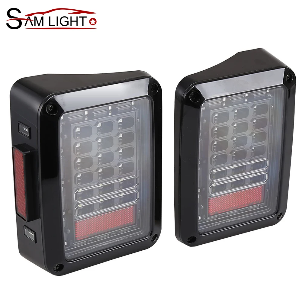 
 Светодиодные задние фонари, красные стоп-сигналы, задние фонари для 2007-2017 JK JKU  