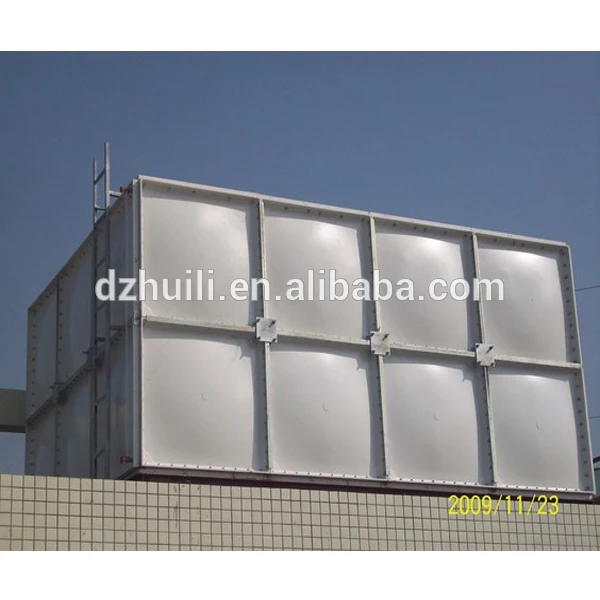 GRP SMC Fiber Glass Sectional Farming Water Tank Large Aquaculture Tanks 1500 m3 Storage Tank Rain 10000l