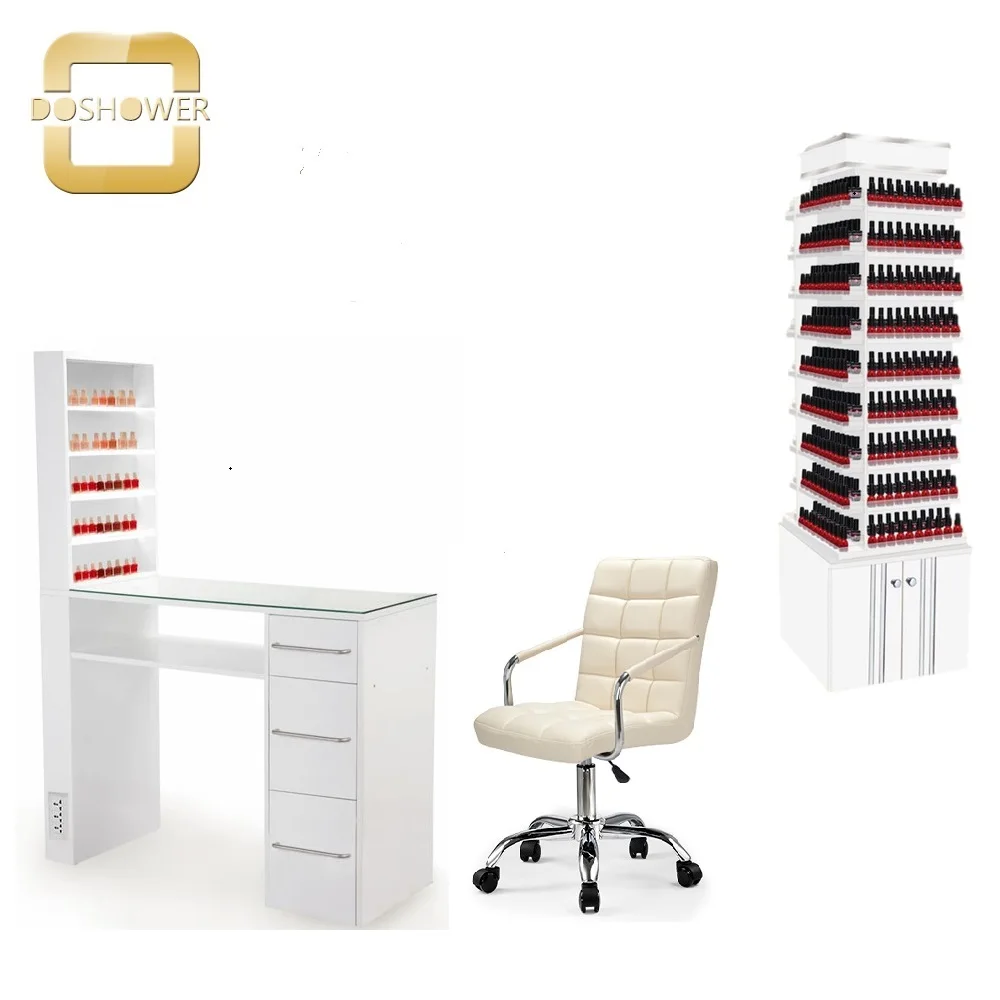 Столы для маникюра с лаком ногтей использования в салоне красоты спа педикюре