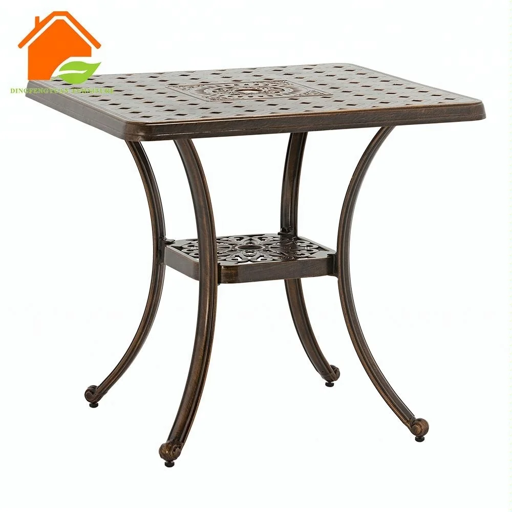 Furniture Outdoor Garden Aluminum Set Cast Aluminium Bistro Table Chair