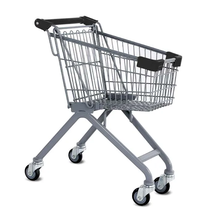 Small Shopping Cart Trolley For Kids With Swivel Rubber Wheels