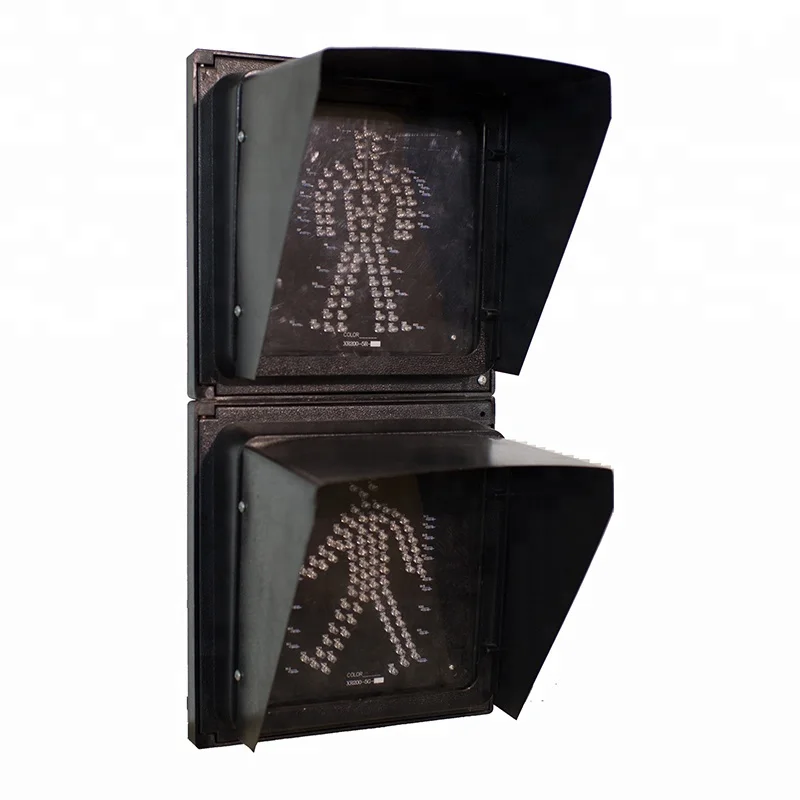 
200mm pedestrian red green man traffic light, zebra crossing light 