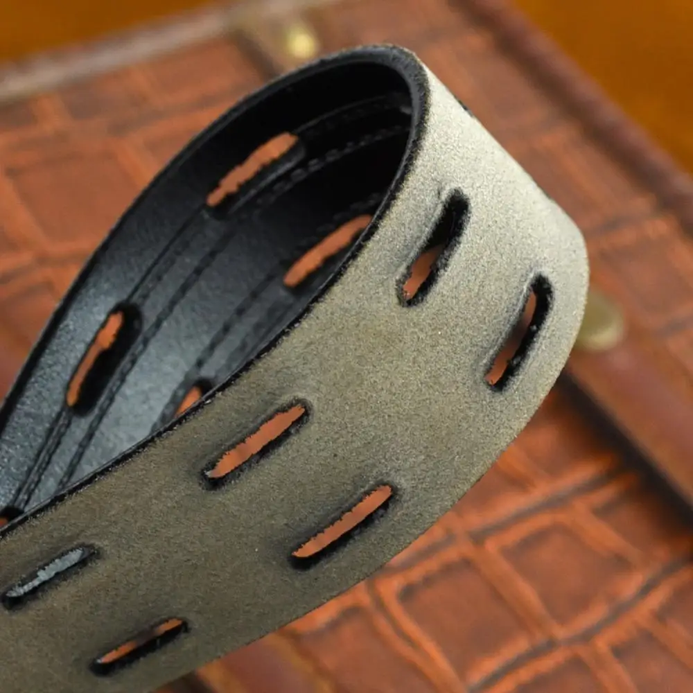 Новый заводской стиль мужской ремень из натуральной кожи с двойной пряжкой