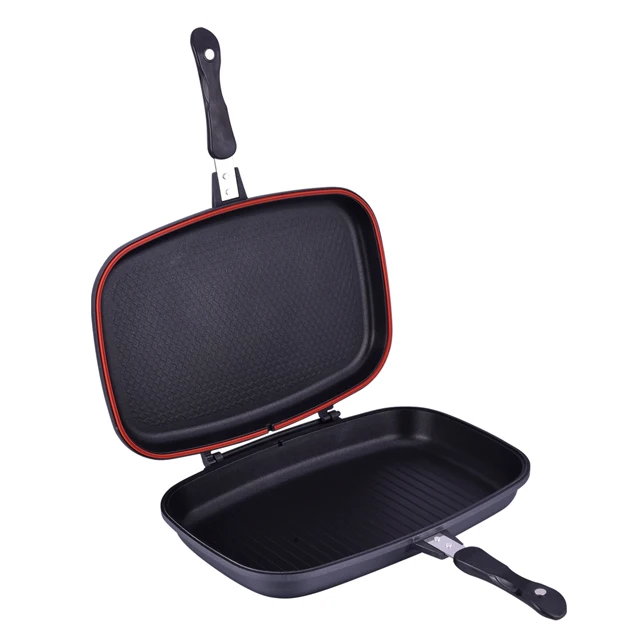 28cm Good Quality black double cooking pan