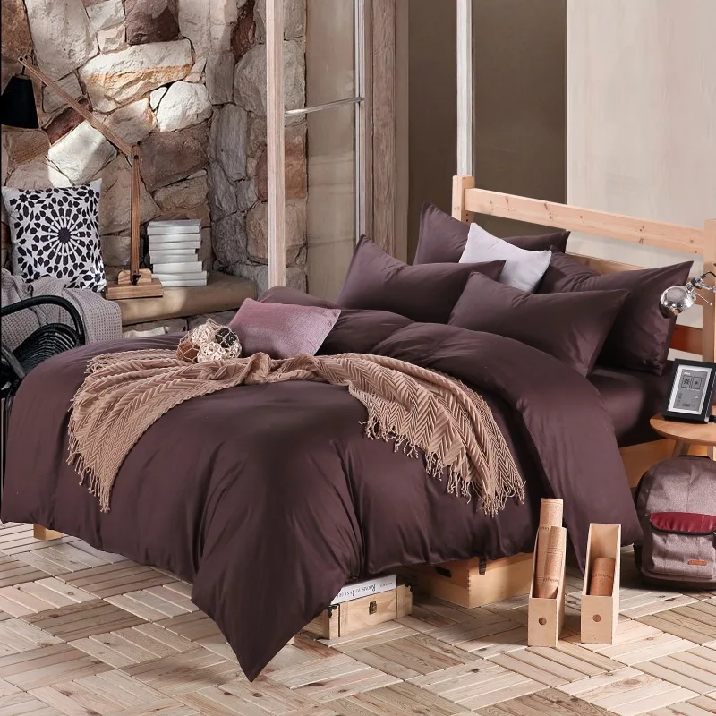 7 piece bedding set/Plain White Bedding/5 star Hotel Bedclothes