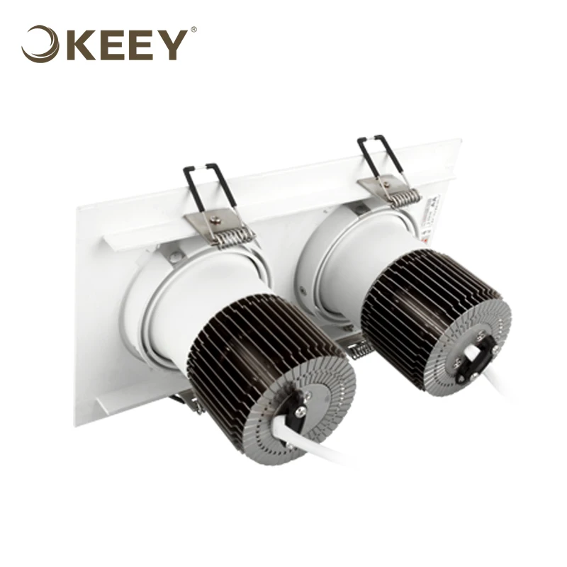 KEEY Two Heads Led Grille Panel Light Truck Grille Guard for Showroom QYR2-GS601N-2