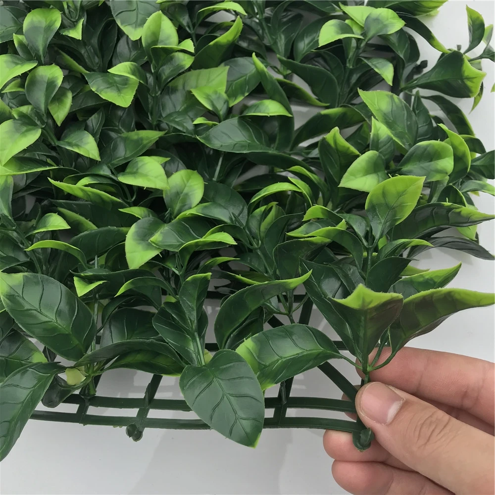 Exterior decoration panels wall hedge pe fence panel grass artifical boxwood panel