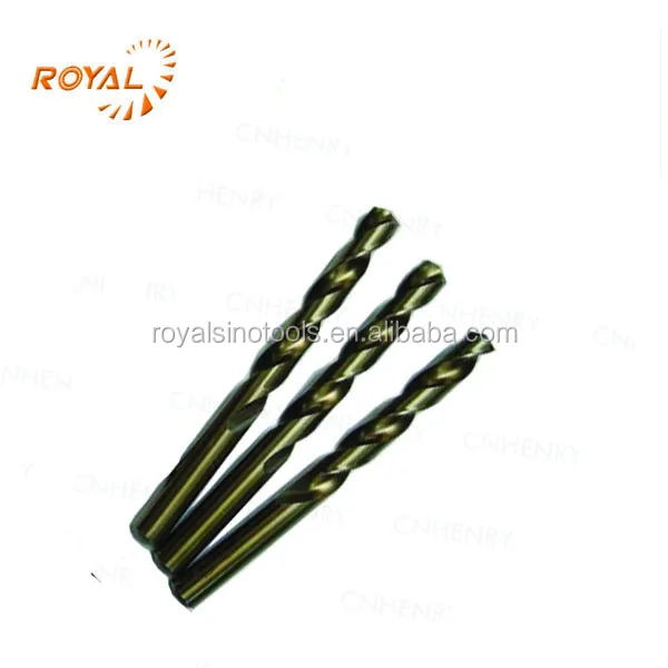 Royal Sino High Quality Metal Drilling Hss4241/4341 Twist Straight Shank Drill Bit For Metal