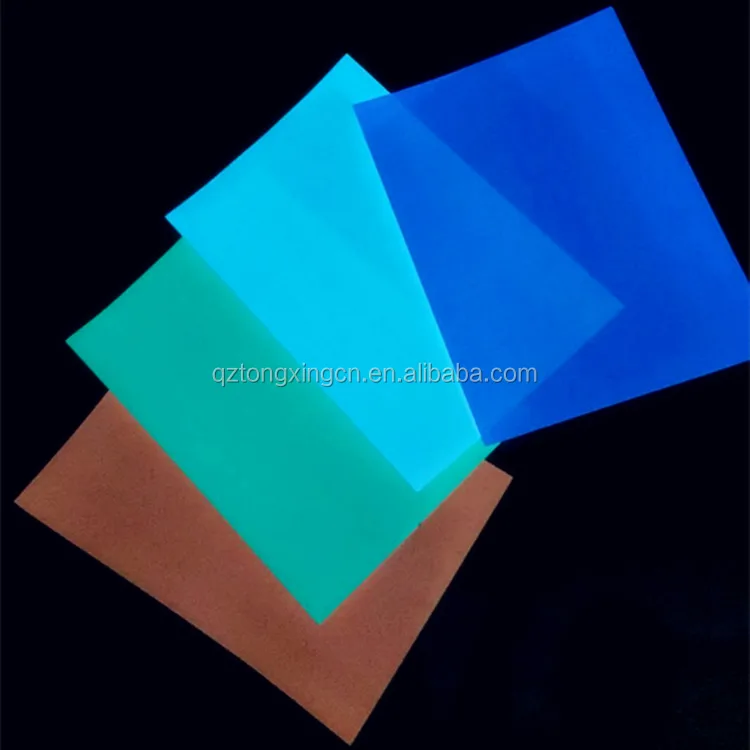 
Sample free decoration printable blue glow in the dark tape 