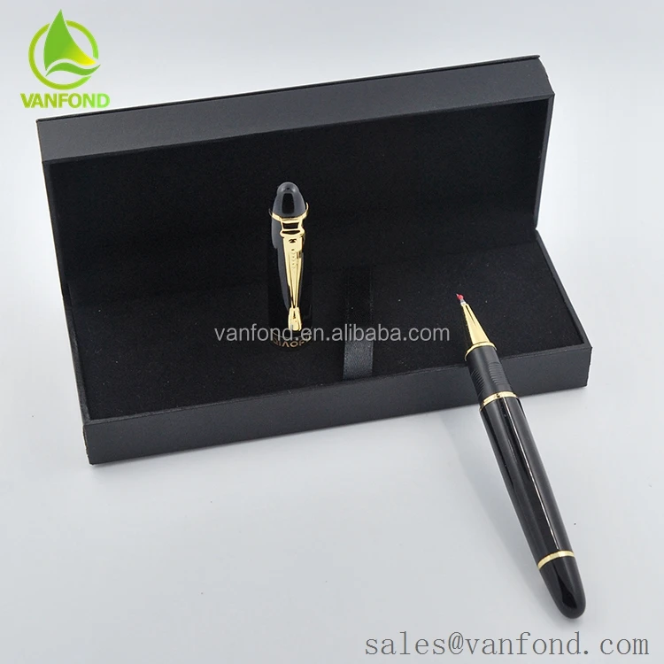 Делюкс Черное Золото Металл Подарок Сувениры Шариковая Ручка для Бизнеса