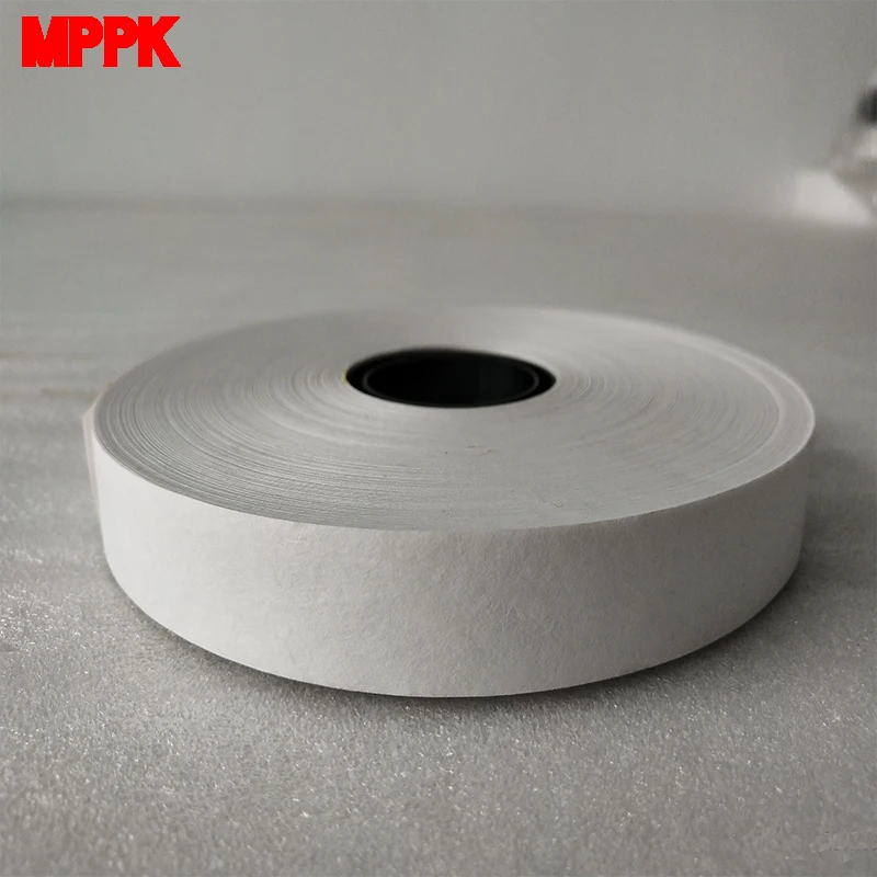 Heat Sealing 20mm Paper Packing Tape Roll for money currency cash book