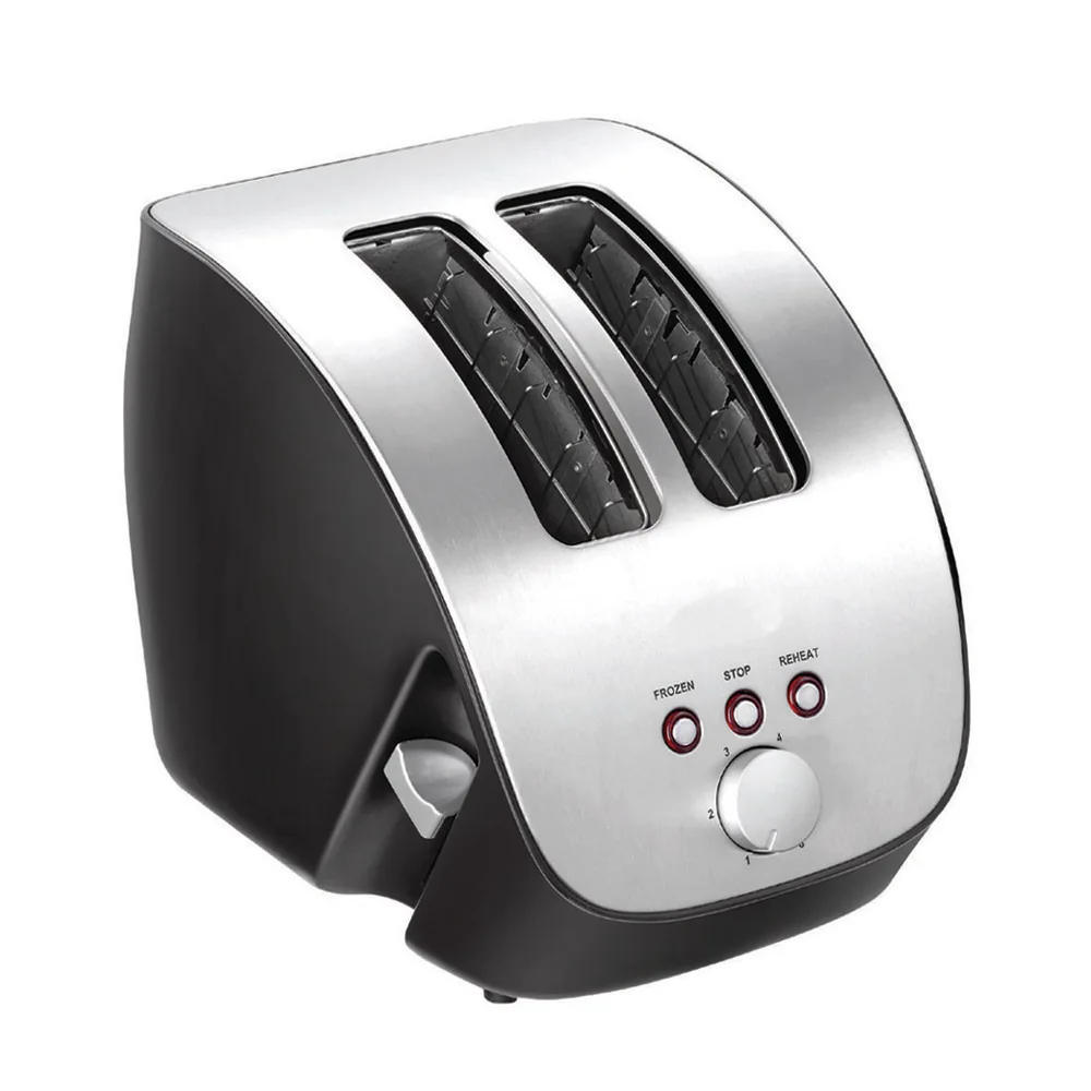 Тостер из высококачественной нержавеющей стали на 2 ломтика