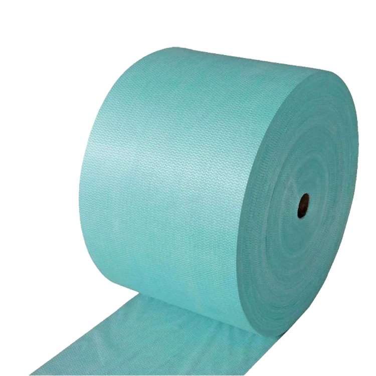 spunlace colorful wavyline mesh nonwoven fabric