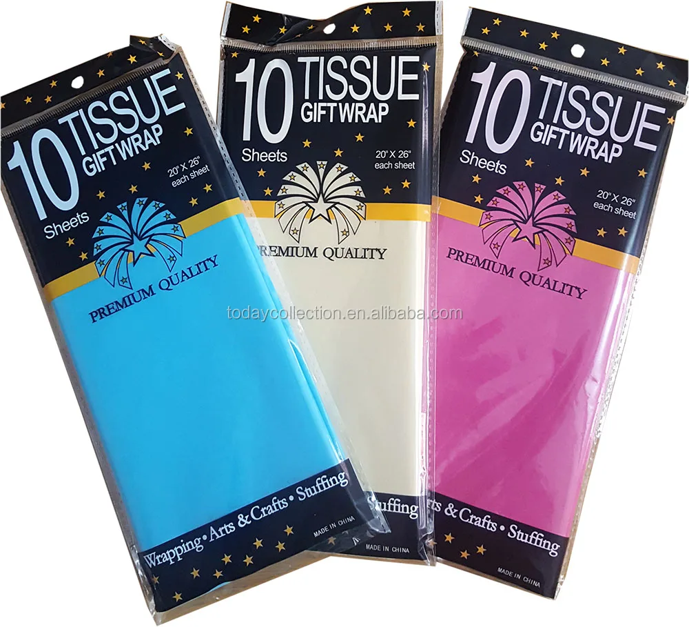 
14g plain color tissue paper 