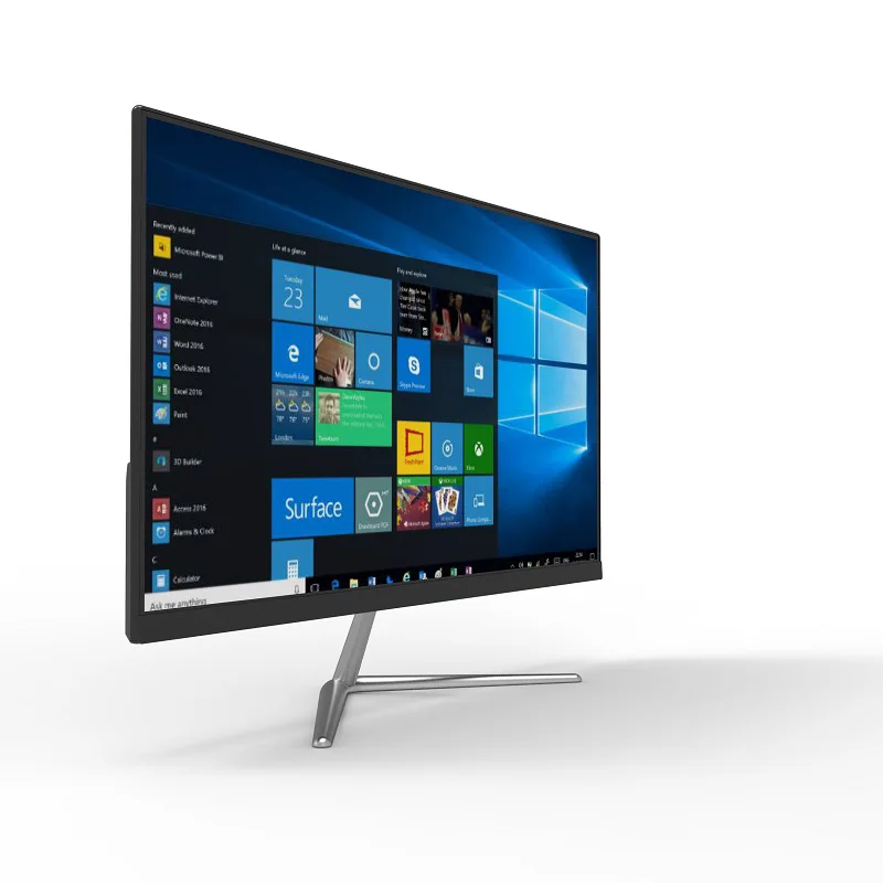 Супер тонкий 23,6 дюймовый Intel Apollo lake N3450 все в одном ПК для бизнеса ips экран дешево высокое качество
