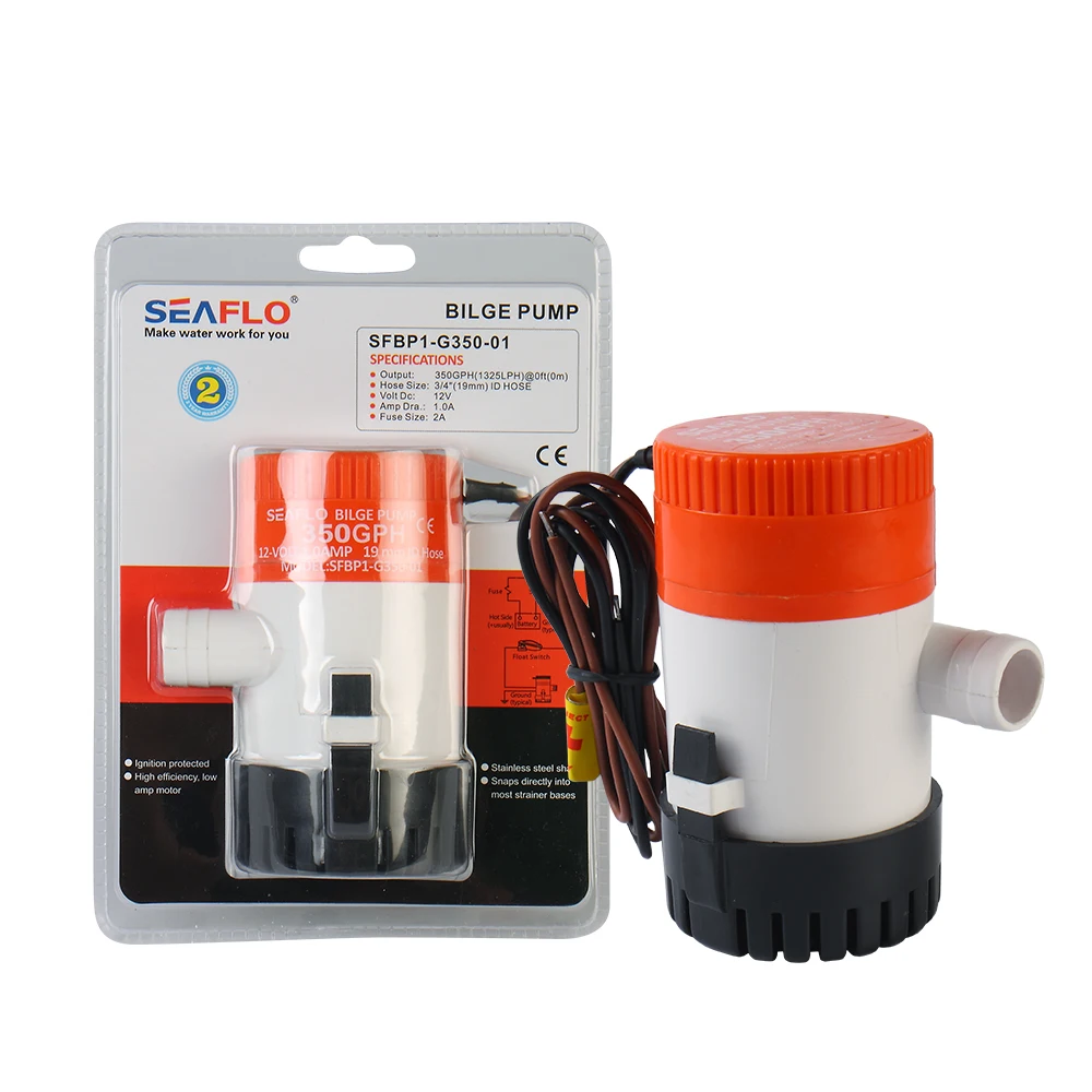SEAFLO 12v/24v DC Automatic Kayak Bilge Pump marine bilge pump float auto marine boat bilge pumps dc