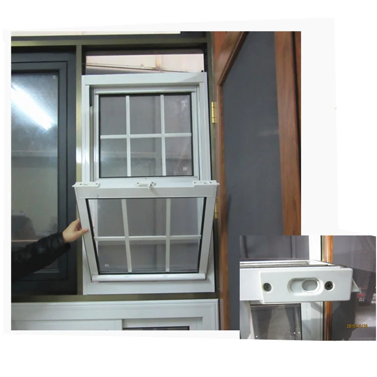 China factory aluminium profile size customized modern house window design vinyl single hung window