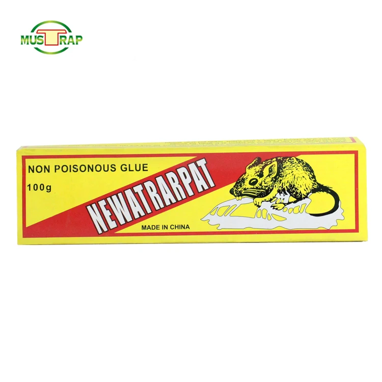 Mustrap high quality trap rat mouse glue tube with yellow glue