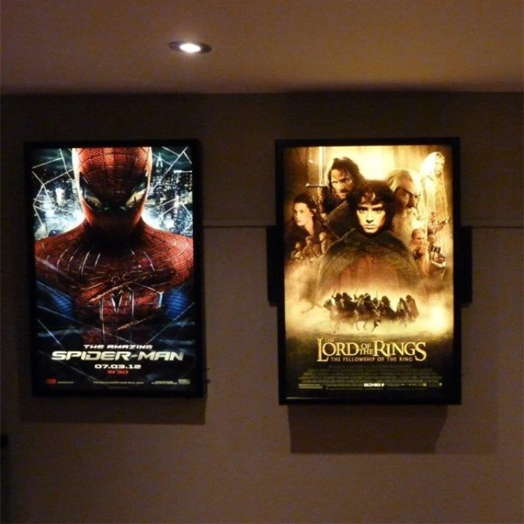 Led Back light Poster Frame Wall Light Box Fabric Advertising Wall Light Box