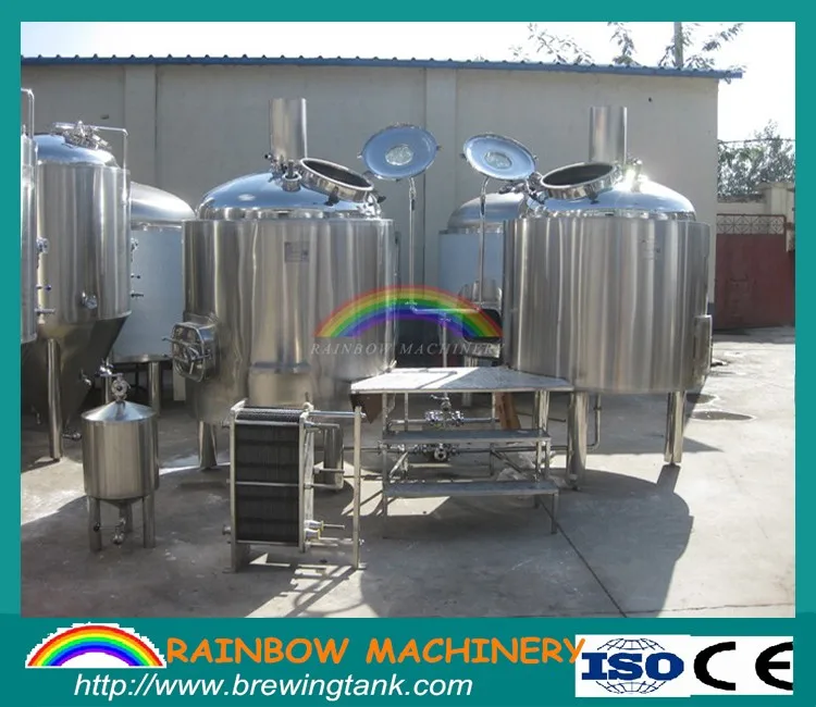 500 л микро пивоваренный завод система