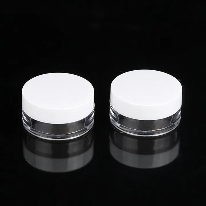 Portable Cheap Empty 50ml Clear Plastic Skincare Travel Cosmetic Bottles and Jars Set