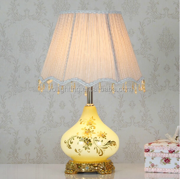 
classical and unique value beside light and traditional ceramic table lamp 