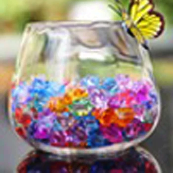 wholesale party supplies filler acrylic diamond confetti wedding table centerpieces acrylic ice stone