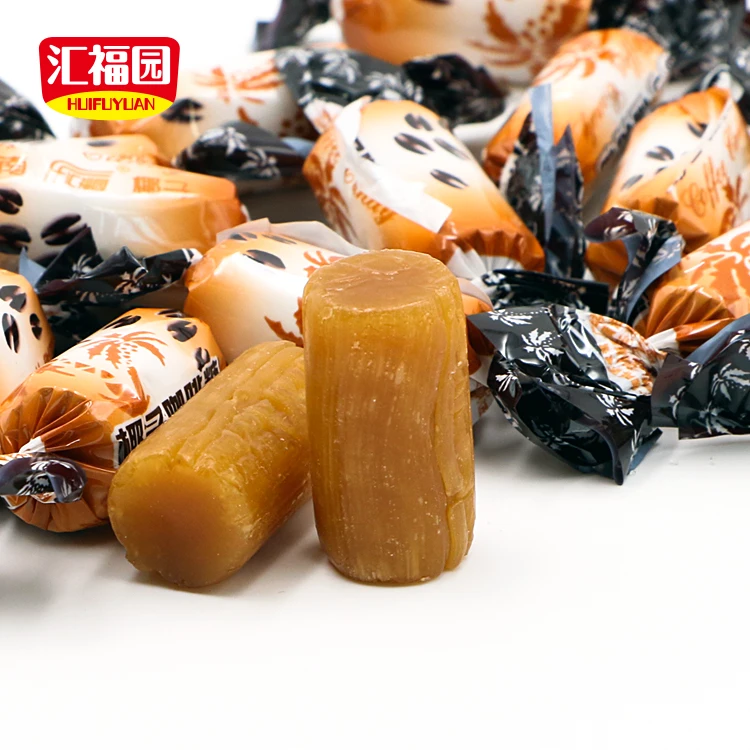 
Delicious coffee flavor hard coconut candy 