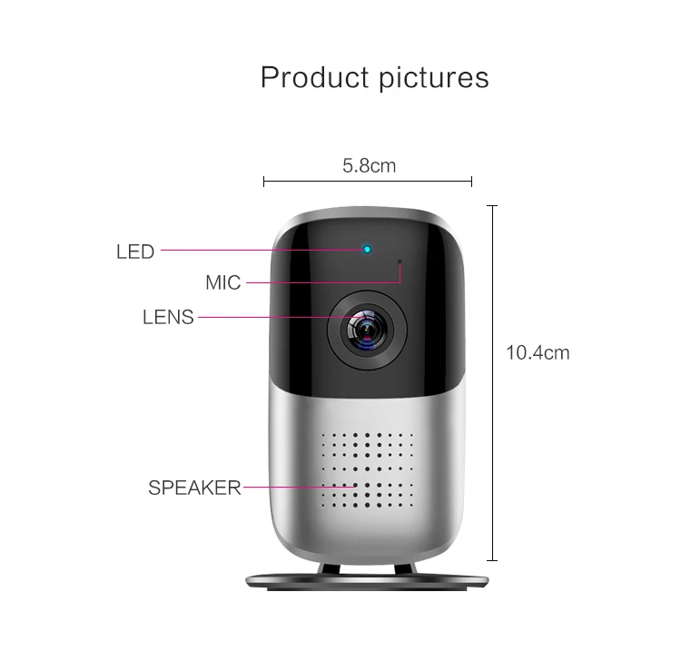 2018 most popular products WIFI/IP Wireless cctv 360 degree Camera For Android IOS