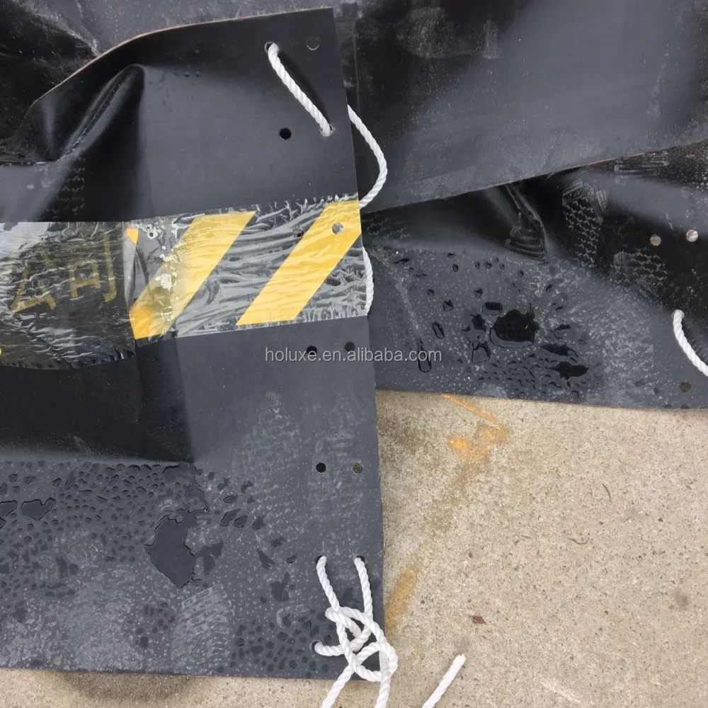 Прочная надувная резиновая стрела для сдерживания разлива масла