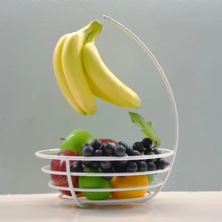 Leaf shape Bread Basket/ Wire Fruit Bowl , Decorative Fruit Bowl