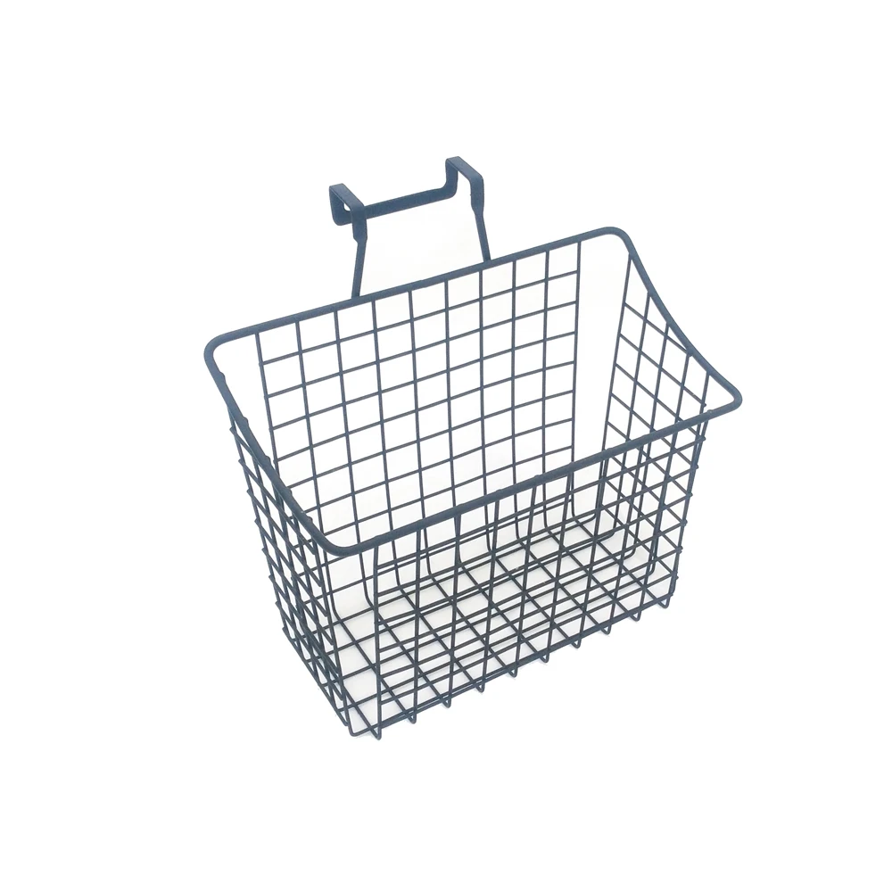Metal Wire Grid Home Kitchen Cabinet Door Hanging Organize Storage Basket