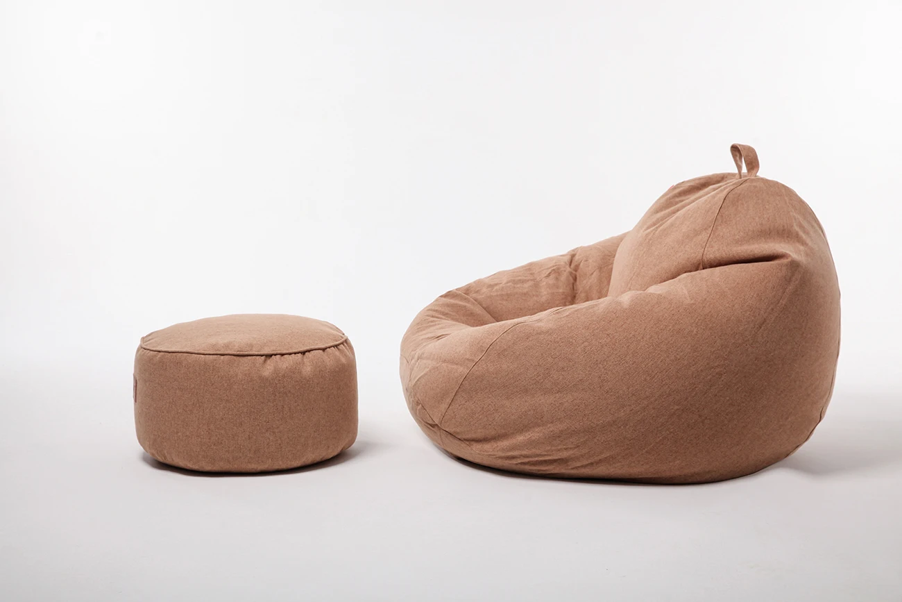 Hot sales Indoor  Outdoor bean bag new design living room chair lazy sofa Giant Pear Teardrop Bean Bag cover